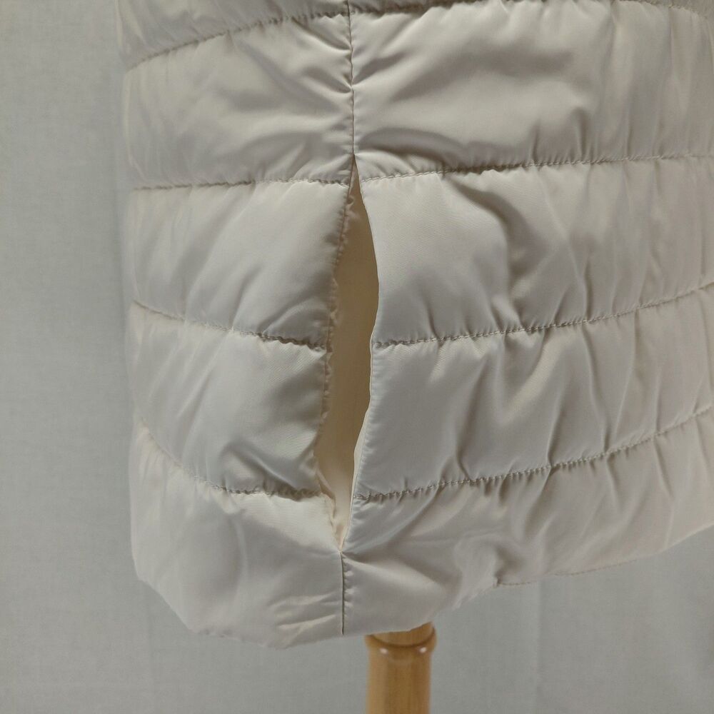 Michael Kors Snap-up Puffer Vest White Size Large - Picture 5 of 8